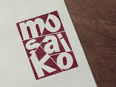 MOSAIKO Branding Studio branding graphic design logo