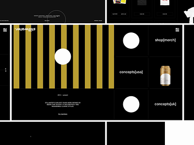 Stillwater.website animation black branding design ui ux web website
