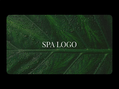 Spa Salon Presentation Template branding design figma graphic design nature plant presentation presentation design spa spa presentation ui