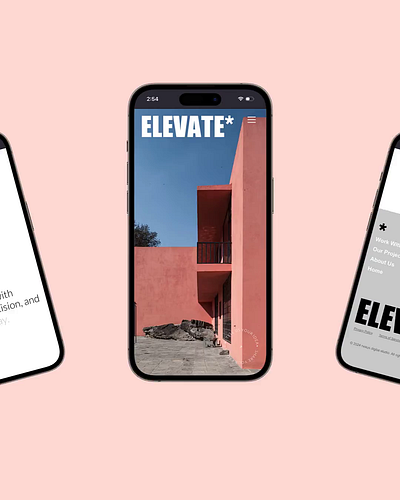Elevate Architects - Website Showcase Animation animation architecture branding design graphic design logo ui web design