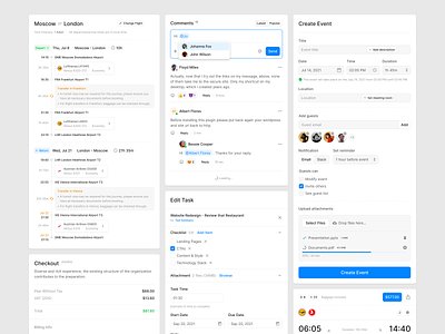 Figma Design System chat dashboard design system figma flight form forms input text field ui kit wireframe