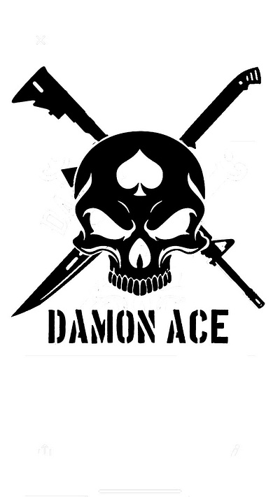 Logo for Damon Ace WWE animation branding graphic design logo