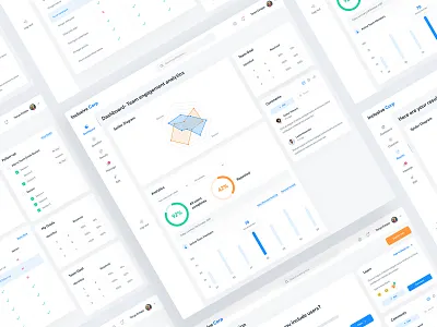 Inclusive - Quiz Web App chart choice clean dashboard exam graph minimal polling question quiz style guide survey test trendy typography uiux ux design voting web app web application