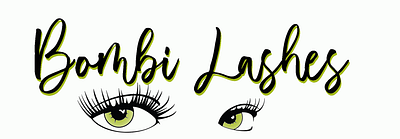 Bombi Lashes Logo animation branding graphic design logo