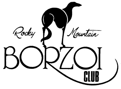 Rocky Mountain Borzoi Club Logo animation branding graphic design logo