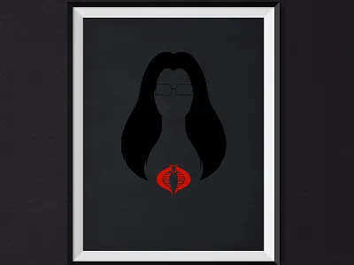 Minimal Baroness graphic design illustration vector