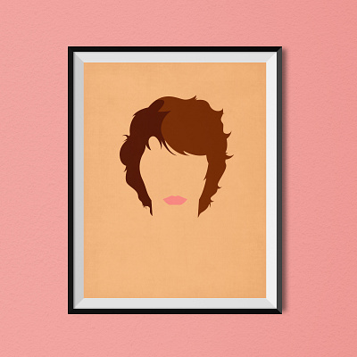 Minimal Lady Jaye graphic design illustration vector