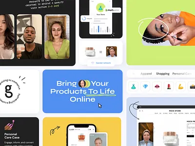 Branding for GoGender Website content ecommerce landing product design reviews store video website