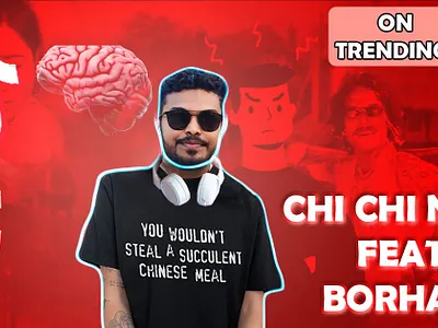 Thumbnail Design adobe photoshop chi chi noni content creation design funny graphic design social media design thumbnail design youtube thumbnail