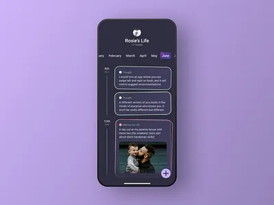 Daily Journal app concept journal swiftui ux
