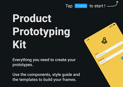 Prototype Kit branding component design figma product design prototype prototyping style guide ui ux ux ui wireframe