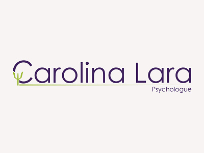Carolina Lara Logo Design app branding design graphic design illustration logo typography ui ux vector