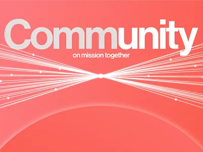 commUNITY // Series Graphic church design series