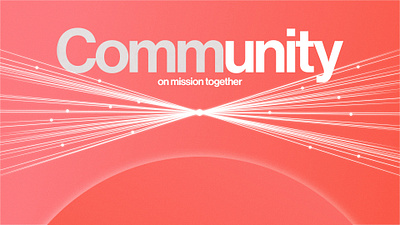 commUNITY // Series Graphic church design series