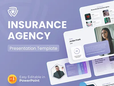 Insurance - Agency PowerPoint Presentation Templates 3d agency animation branding business business plan creative design graphic design illustration infographic insurance logo mockup motion graphics powerpoint powerpoint template presentation team ui