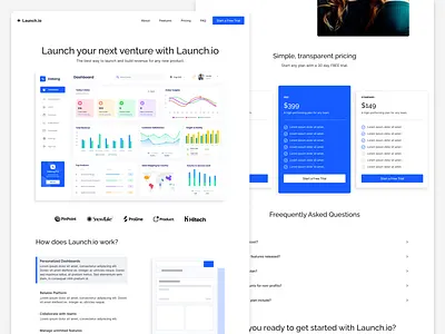 Webflow startup landing page landing page one page designs responsive design web web design web template webflow