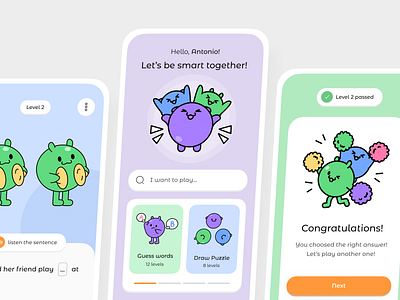 BABY GAMES APP by dila güzelce on Dribbble