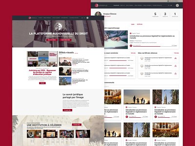 LMS Platform for Legal Education design lms lms design ui ux web design wordpress