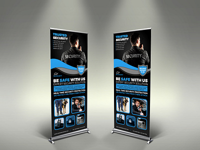 Security Services Signage Banner Roll Up Template armed security guards bank security business commercial security flyer corporate corporate security design flyer home security illustration leaflet poster private security protection security services