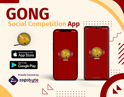 GONG (Social Competition App) adobe xd android app chat design ecommerce figma flutter graphic design invision ios music reels social media tiktok ui ux