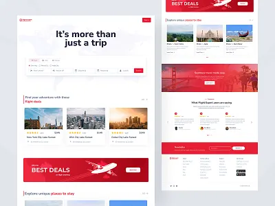 Flight Expert - Flight Booking Website 2022 air booking booking website clean clean ui creative explore flight website minimal modern style guide travel travel booking travelling website trendy trip typography uiux
