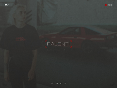 [·] Ralenti branding camera cinema design film logo photo photography studio ui ux