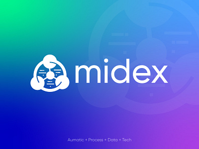 midex modern logo mark brand identity branding logo logo design logos