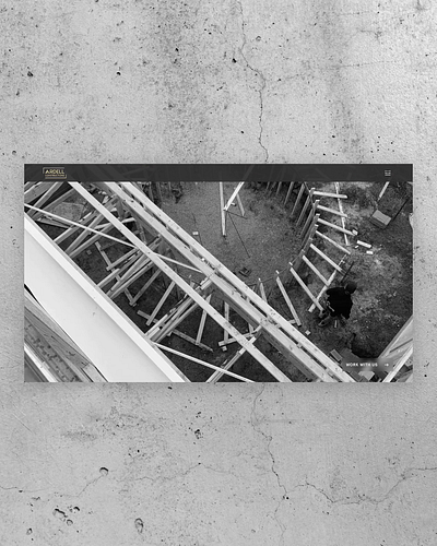 Ardell Construction - Website run-through architecture branding design graphic design logo ui ux vector web design