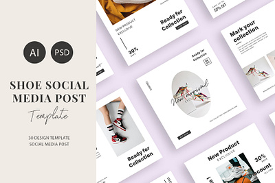 Fashion Instagram template advertising branding download instagram post instagram template pack promotion social social media social media design social media post social media template template