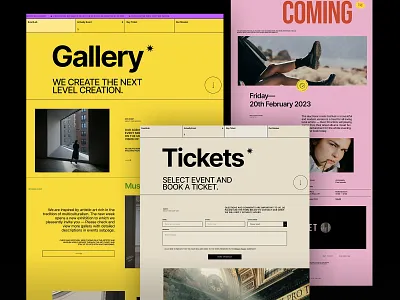 Eventlab - Website design blog cms color concept design event minimalist modern template theme ui ux web design website