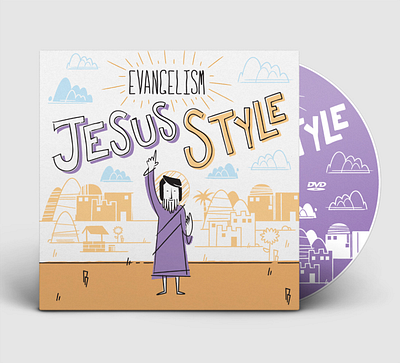 Evangelism Jesus Style art direction cd cover