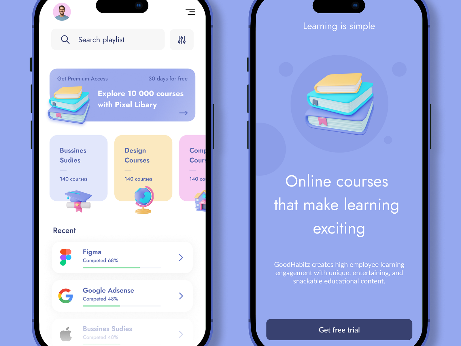 Online Course Mobile App by Radek Jedynak on Dribbble