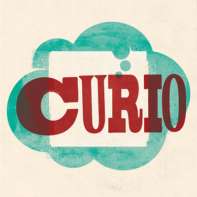 Curio Podcast art direction branding