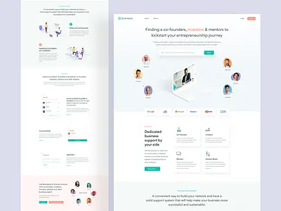 Businessly - Professional People Hiring Website 2022 clean hiring hiring platform hiring website job finder job listing job portal job search minimal modern recruitment responsive style guide trendy typography uiux ux design web design website