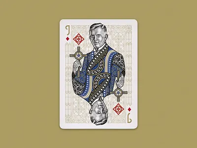 The Cross Playing Cards ⚜️ KQJ Diamonds ace of spades diamonds engraving etching graphic design illustration jacks joker kings line art peter voth design playing cards queens woodcut