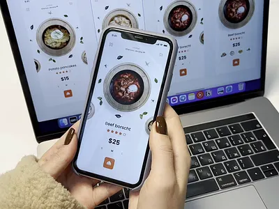 Ukrainian Food Delivery App 🥘 amination app delivery design figma food food app mobile mobile app design motion order ui ux