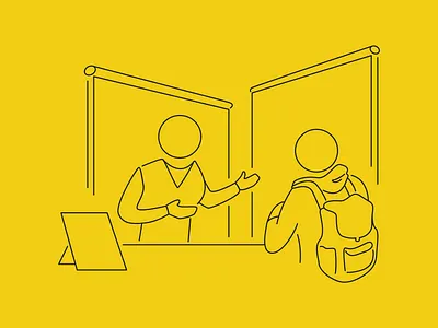 Connections careers college connection drawing hiring illustration line art opportunities student university vector