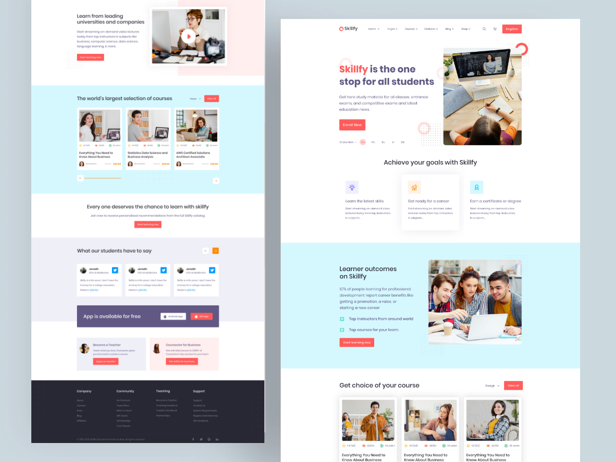 Example of High Converting Landing Page Design