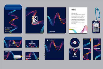 Brand Identity Design brand branding cd design creaivity creative envelope design flyer id card identity logo media wall newsletter poster print media social media post standee stationary design strategy visiting card