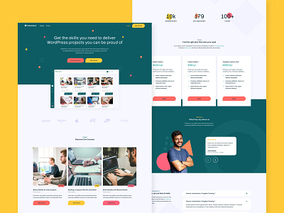 Elevating Developer Learning with an Advanced LMS Platform design lms design ui ui ux ux web design wordpress