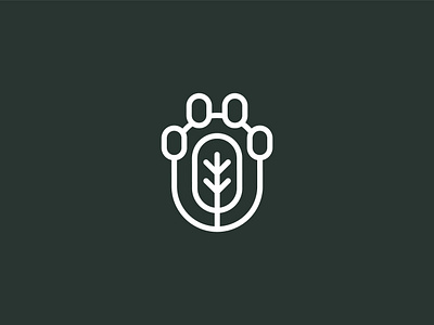 Paw & tree logo brand branding branding concept design dog graphic design illustration logo nature paw tree vector visual identity