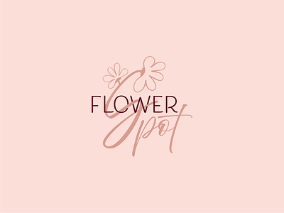 FlowerSpot | logo branding graphic design logo