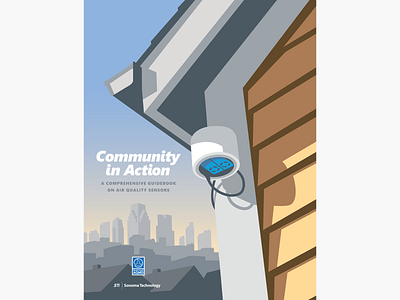 Air Quality Sensor Guidebook design graphic design illustration vector