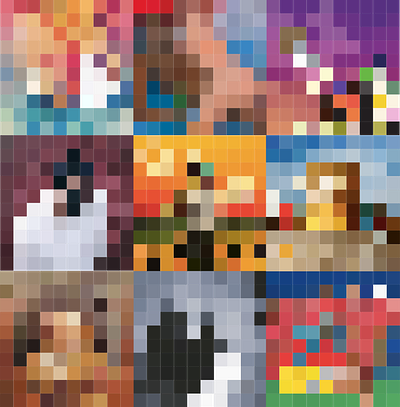 Pixelated Album Art graphic design