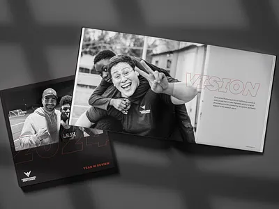 Forerunner Mentoring - 2024 Annual Report agency annual report book charity design graphic design layout mentoring non profit photography print publication design