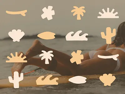 Torq Surfboards Pattern beach branding design flower graphic design illustration longboard palm tree pattern seashell shortboard summer sun surf surfboard vector wave