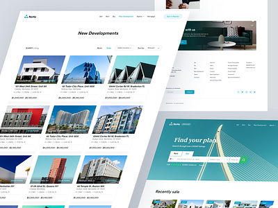 NoHo l New Development [Real Estate 🏠 ] apartment website clean design compass development investor page mortgage new development noho product design property real estate realestate realtor redesign sell home ui design ux ux design webdesign website