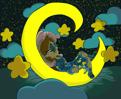 Talking to the Moon art design flat graphic design illustration illustrator minimal
