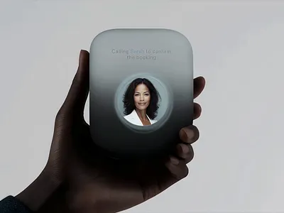 AI Call Animation agency ai animation branding call future graphic design interface jitter mobile motion motion graphics phone startup ui ux vc venture video