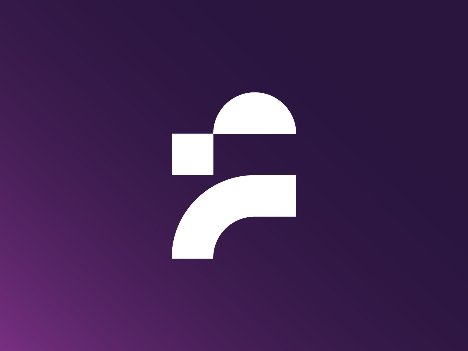 Example of Minimal Initial Letter Logo Design